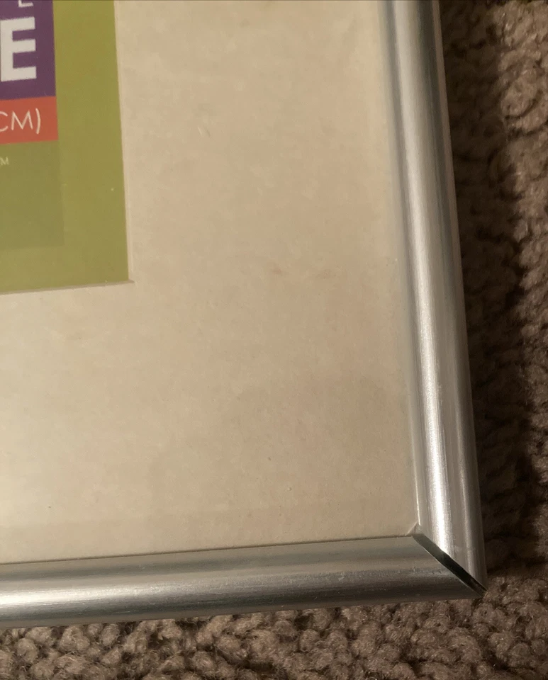 12x12” Silver Tone 3 Picture Frames Set Lot Multi 4 Photo Collage Mat Square - Image 3 of 4