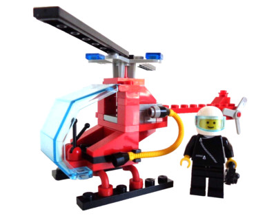 Lego System SET 6531 Löschhubschrauber Flame Chaser v. 1992 50 Teile 1 MF zip020
