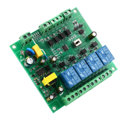 AC220V Modbus RTU 4 Channel Relay Module RS485/TTL UART 8-bit MCU MAX485-