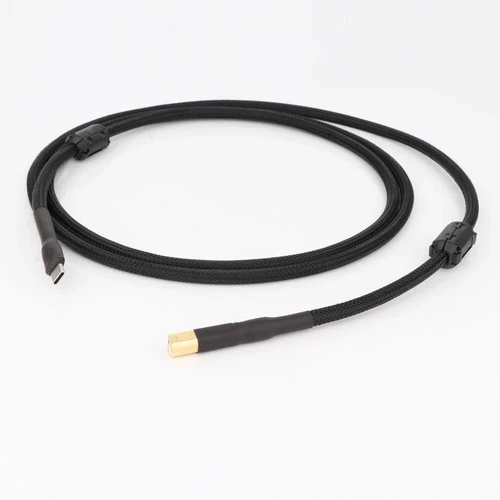 OFC Kupferdraht USB-Kabel Typ B zu Typ C Hi-Fi Audio-Datensignal-Kabel für DAC - Picture 4 of 8
