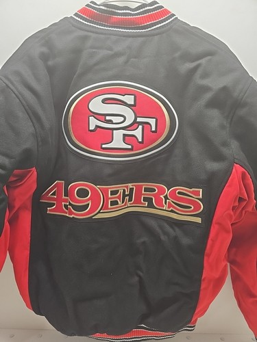 San Francisco 49ERS Reversible Blend Jacket, NFL License new size LG (21)(J) - Picture 7 of 11