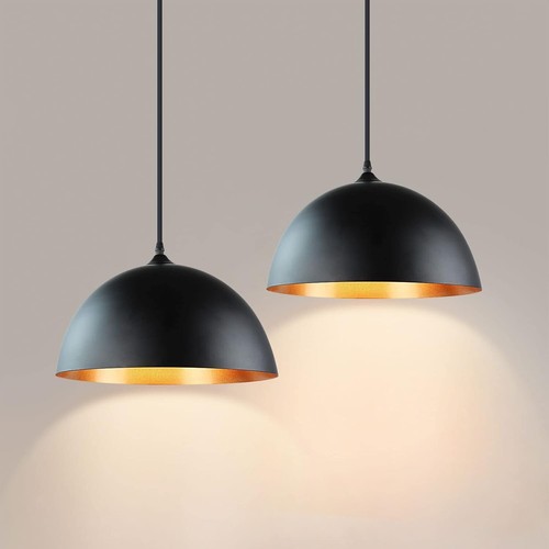 2-Packs Modern Ceiling Hanging Light Pendant Light Kitchen Island for Farmhouse