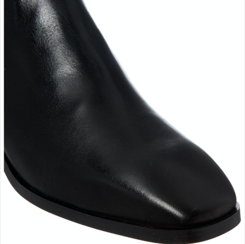 VERO MODA Roy Botines de Cuero en Negro - Reino Unido 8/UE 41 - £95 - Imagen 3 de 3