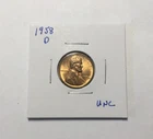 1958 D Lincoln cent Unc From Bank Roll FREE SHIPPING!!!