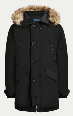 POLO RALPH LAUREN / ANNEX FAUX FUR TRIMMED DOWN PARKA/XS/ポリエステル/710811270003 Polo Ralph Lauren Men's Annex Faux Fur-Trimmed Down Parka - Size