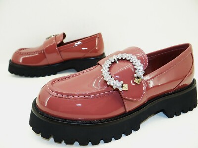 Jeffrey Campbell Recess Slipper Halbschuhe Plateau Damen Schuhe Leder Gr.40
