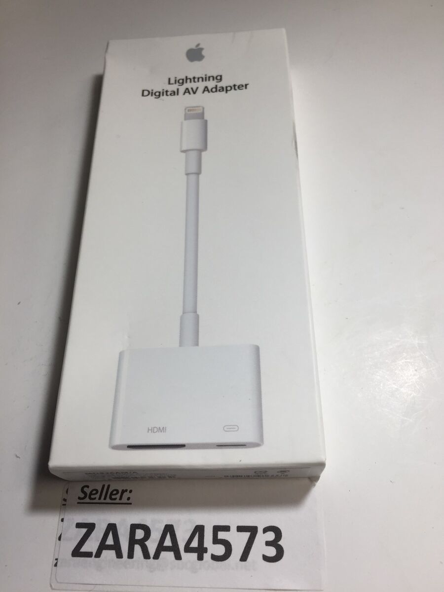 Authentic OEM Apple Lightning Digital AV Adapter HDMI MD826AM/A For iPhone  iPad