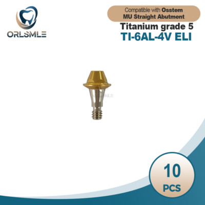 10 pcs Multi unit straight abutment fit to Hiossen Osstem platform Mini Regular