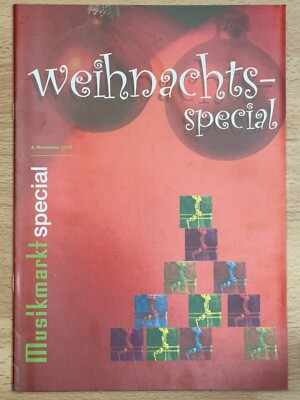 Der Musikmarkt Zeitschrift special 4.11.2002 weihnachts-special 4. November 2002