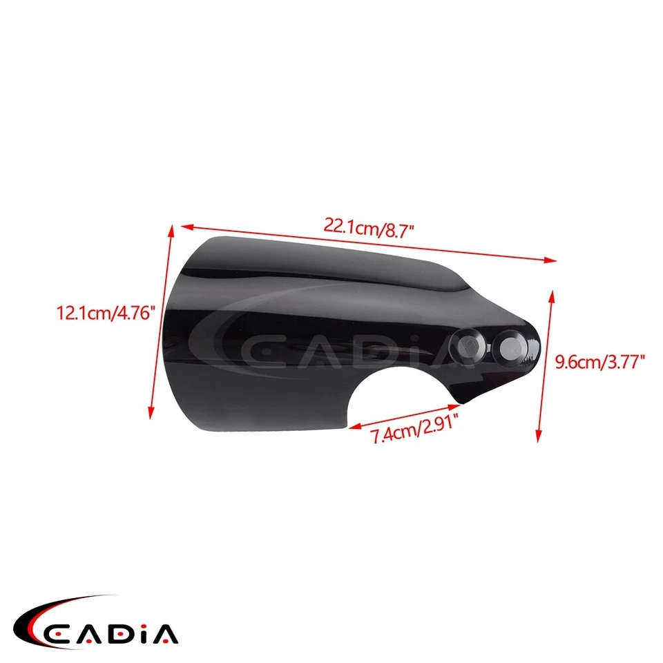 Handguard Protector Kit For Harley Dyna Fat Bob FXDF Wide Glide FXDWG Road King - Image 3 of 4