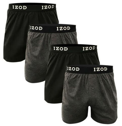Performance Underwear Pack Moisture Wicking IZOD Men's Boxer Briefs 12-Pack  - Ultrasoft Performance Underwear For Active Wear Mens Compression Underwear IZOD Men's Performance Underwear - Spandex Athletic Boxer Brie