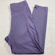 Shein Active Pants sz L Purple High Rise Skinny Athleisure Yoga Clean Girl Style
