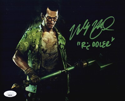 WALLY WINGERT Signed ARKHAM CITY Riddler 8x10 Photo Autograph JSA COA ...