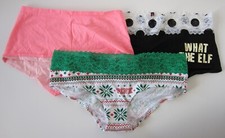 3 VTG Victoria's Secret - 2014 - Hiphugger Panties Lot XS X-SMALL