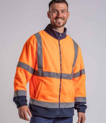 ProRTX Warnschutz Full-Zip Fleece Arbeitsschutzjacke. Weniger als der halbe Preis!