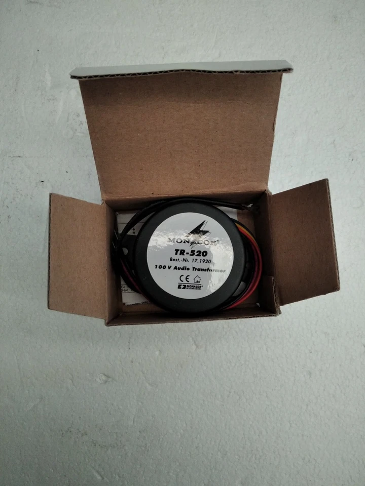 Trasformatore toroidale audio 100V 4Ohm - Monacor - Immagine 2 di 3