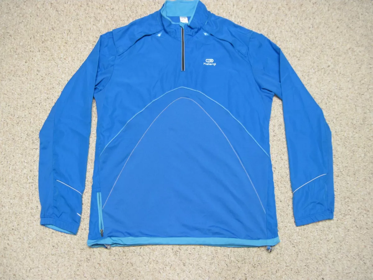 Kalenji Running Womens XL 1 4 Zip Pullover Running Jacket Blue