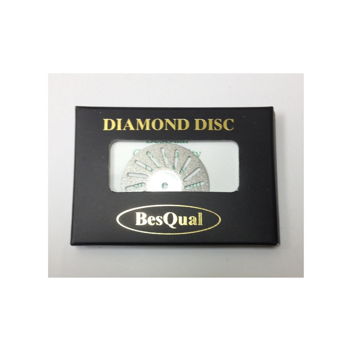 Dental Lab Slotted Diamond Disc Dia-8 with free mandrel 0.17mm x x