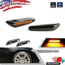 For BMW E82 E88 E90 E92 [HOT SMOKE] LED Side Marker Lights Signal Blinker Lamps