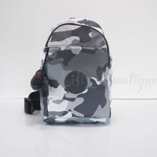 NWT Kipling KI1690 Klynn Sling Backpack Shoulder Bag Polyester Cool Camo Grey109