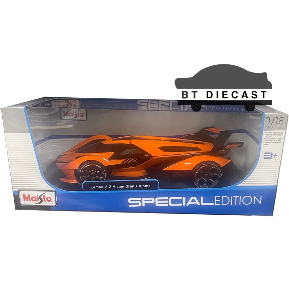MAISTO LAMBORGHINI V12 VISION GRAN TURISMO 1/18 DIECAST MODEL CAR