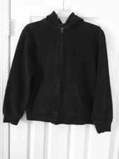 Boys Ralph Lauren Polo Charcoal Gray w/Blue Pony Full Zip Fleece Hooded Jacket L