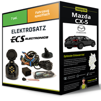 Elektrosatz 7-Pol Spezifisch für Mazda CX-5 11.2011-02.2017 NEU ECS Electronics