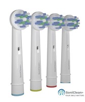 Sonicleanplus Replacement Toothbrush Heads For Oral B Cross Action 4 Count on sale Sonicleanplus Replacement Toothbrush Heads For Oral B Cross Action 4 Count on sale