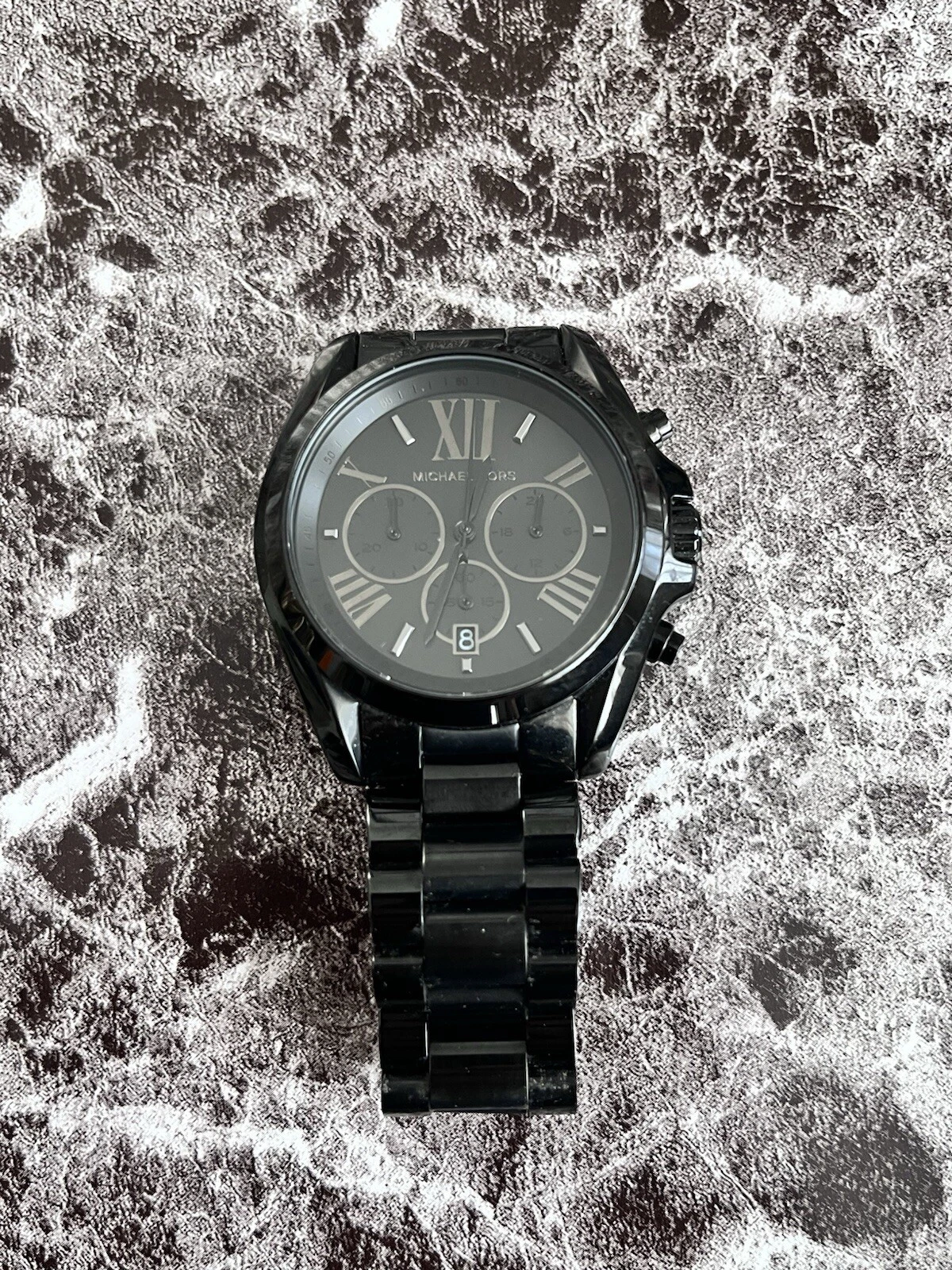 Orologio Unisex MICHAEL KORS MK5550 Bradshaw Cronografo Acciaio Inox Nero