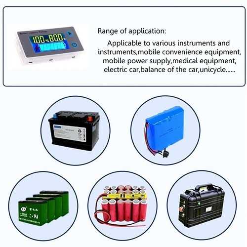 JS-C33 Universal 10-100V Digital Voltmeter Voltage Tester Monitor LCD Indicator - Picture 2 of 7