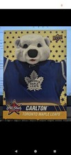 NHL 2024 All Star Game: Carlton The Bear UD Mascot Card — Toronto Maple Leafs