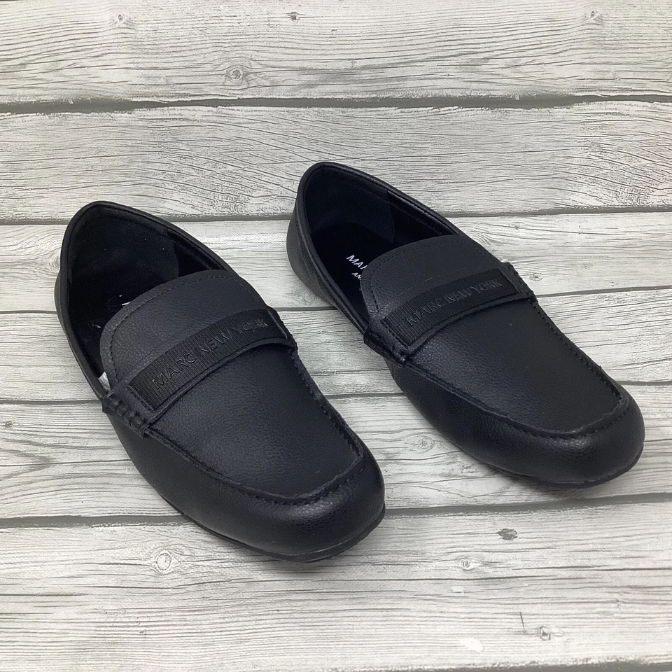 Marc New York Andrew Marc Tanner Loafers Mens Slip On Shoes Black Size 9.5 - Image 2 of 4