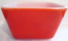 Vintage Pyrex Glass Refrigerator Dish Primary Red # 501 NO LID