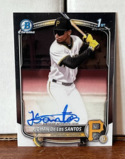 Johan De Los Santos 2025 1st Bowman Chrome Base Auto CPA-JDLS