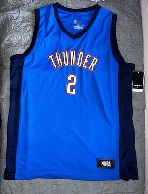 Shai Gilgeous-Alexander OKC Thunder Blue Jersey NBA NBAMen's Large