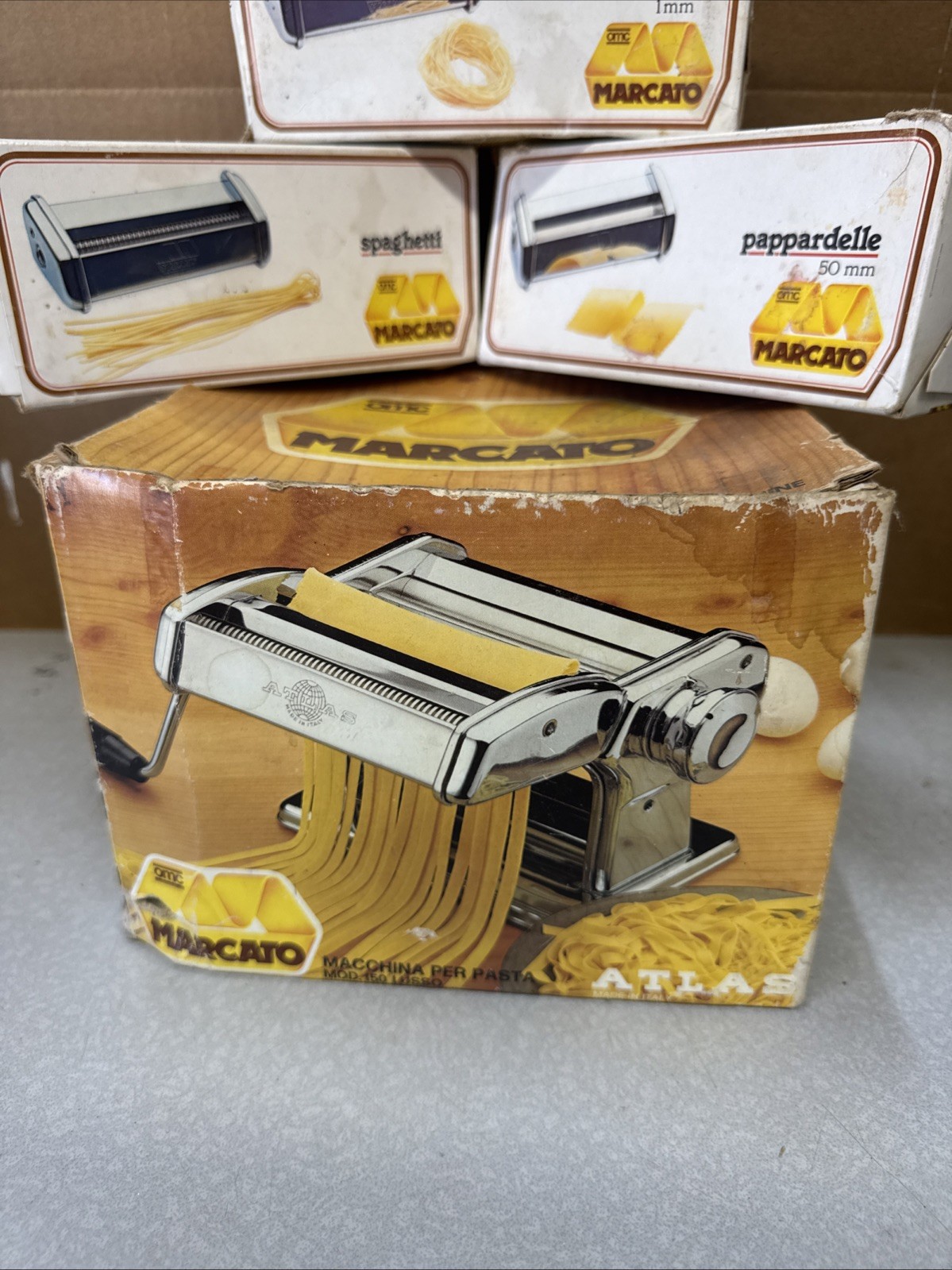 Marcato- Raviolissima Ravioli Pasta Maker Attachment  Made In Italy 3 Attachment