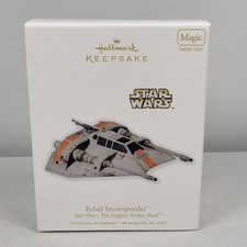 2010 Hallmark Rebel Snowspeeder Star Wars Empire Strikes Back Magic Ornament NIB