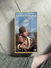 FOR WHOM THE BELL TOLLS VHS 2 Tape Set MCA Universal Gary Cooper Ingrid Bergman