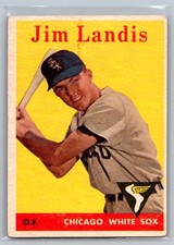 Jim Landis 1958 Topps Chicago White Sox #108