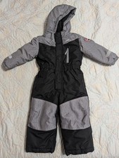 SWISS TECH Toddler 2T Expedition One-Piece Snowsuit Grey  Black New W/Tag