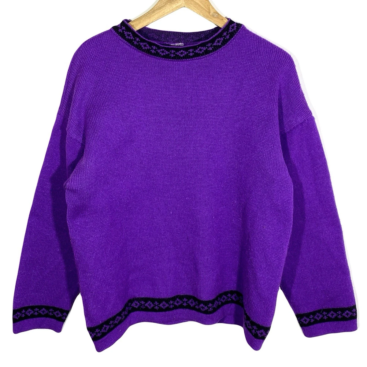 Pull Violet Femme Gemo Taille L - Neuf Sans étiquettes, Sans Manches, Style Décontracté