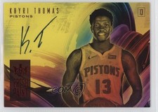 2018-19 Panini Court Kings Fresh Paint Ruby 92/99 Khyri Thomas #FP-KTH Auto 0rd2