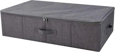 iwill CREATE PRO Underbed Storage Boxes for 27.5*15.7*7, Black Gray 