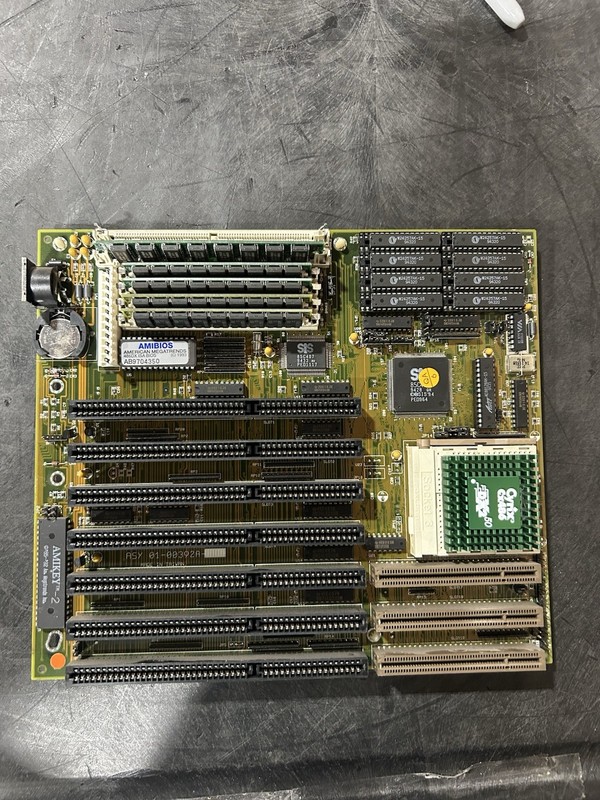 Vintage Freetech 486F39X VLB Socket 3 486 Motherboard + Cyrix DX2-50 + 20mb READ