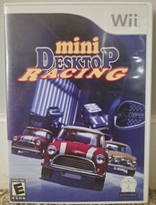Mini Desk Top Racing - Nintendo Wii COMPLETE W/ MANUAL