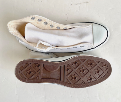 k*h様 レア‼️90’S‼️Anaconda sports canvas hi Vintage Anaconda Sports Shoes White Canvas Hi Top Converse