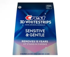 Crest 3D Whitening strips Sensitive & Gentle - Expires 11/2026+