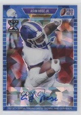 2021 Leaf Pro Set Metal 1989 Blue Crystals 11/35 Asim Rose Jr #PA-ARJ Auto no9
