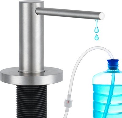 Soap Dispenser for Kitchen Sink,Built in Sink Soap Dispenser with 47''Extension