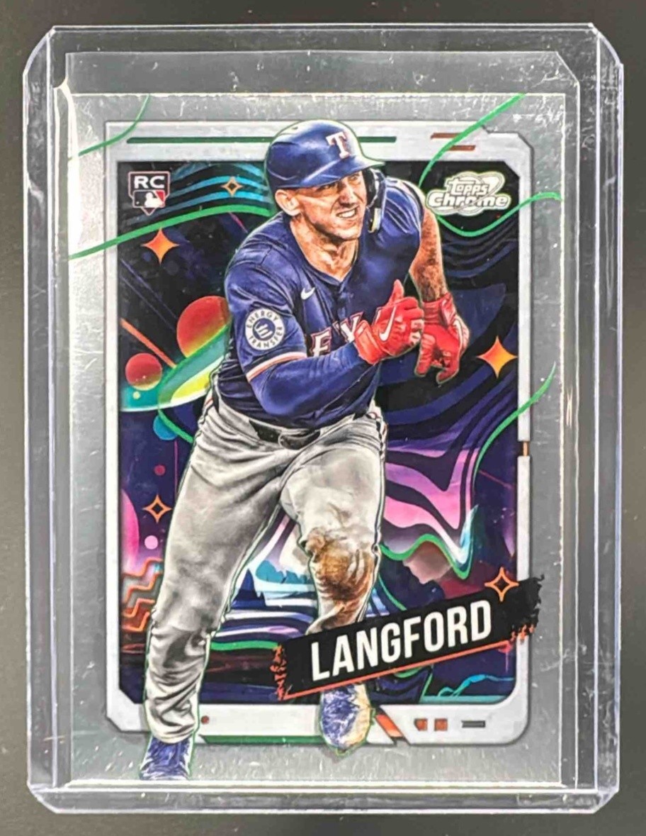 EL.184 Wyatt Langford 2024 Topps Cosmic Chrome #139 Rookie RC